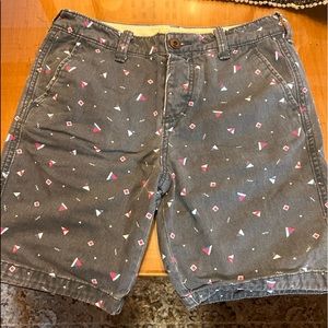 Hollister Gray shorts w/ shapes